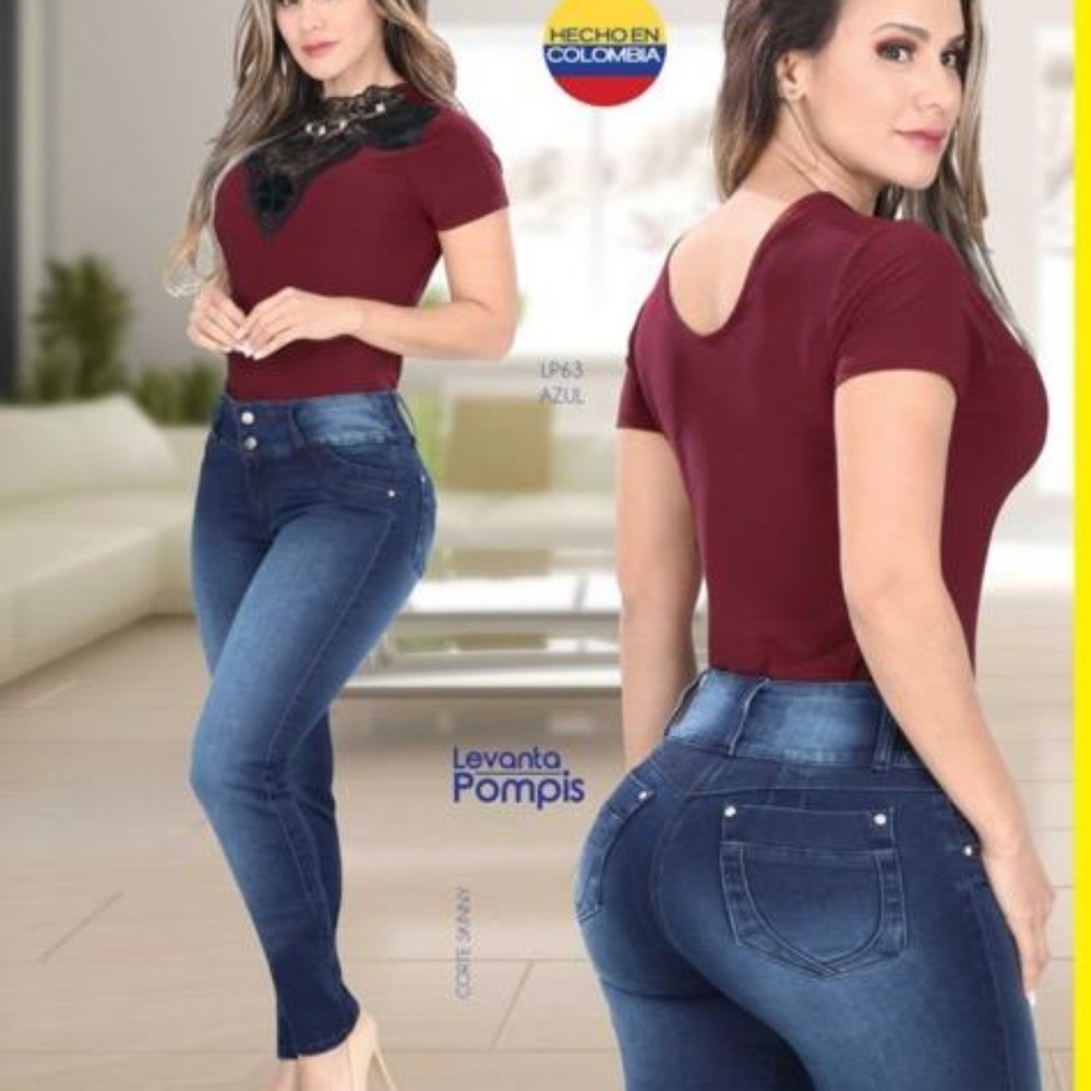 High rise but lifting jeans